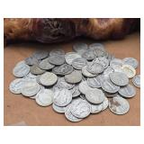 Lot of 93 Silver Dimes- Mercury & Roosevelt