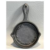 Cast Iron Holliday Inn Souvenir Wilton Skillet