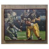 Ellen Griesedieck Painting Franco Harris Auto