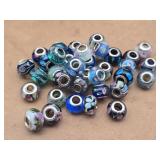 Lot of Sterling Silver Jewelry Beads