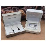 Two Pair of Sterling Silver Earrings