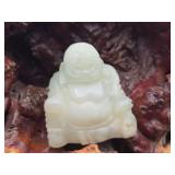 Small Carved Jade Buddha Figurine
