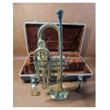 Vintage Olds Ambassador Trumpet, Keys Move Freely