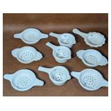 NOS Ceramic Tea Strainers