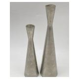 VINTAGE MCM ROYAL SELANGOR PEWTER CANDEL STICKS