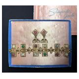 Schiaparelli Vintage Bracelet Earrings Original