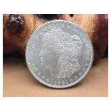 1921 AU Morgan Silver Dollar
