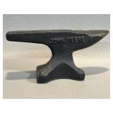 Vintage Cast Iron John Deere Anvil Paperweight