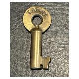 T&P RY Brass Railroad Switch Lock Key Texas &