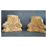 Rustic Candle Pedestals