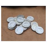 22 Silver 1964 Washington Quarters