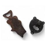 Cast Iron Bottle Openers Bass & Bear