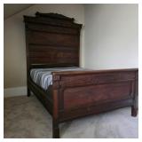 Antique Eastlake Style Bed w/ New Custom Mattress