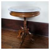 Marble Top Pedestal Table