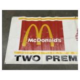 Amici & McDonalds Banner , Heavy Material , 8 Ft.