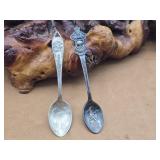 Rolex & Sterling Chicago Souvenir Spoons