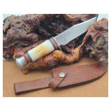 Fixed Blade Stainless Steel Hunting Knife
