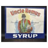 Repro Uncle Remus Syrup Metal Sign Advertising,