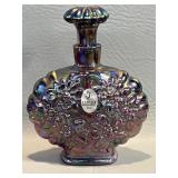 Fenton Plum Carnival Glass Perfume Bottle Daisy