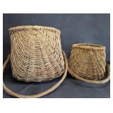 NOS Nesting Woven Baskets