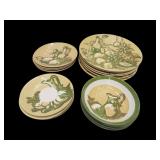 Royal Ironstone Bacchanale Dishes Plates Saucers