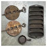 Cast Iron Corn Stick Pan , Mini Skillet & 2 6 In.