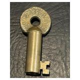 MKT Brass Railroad Switch Lock Key Missouri