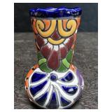 TALAVERA MEXICAN CERAMIC/POTTERY VASE