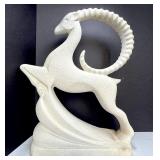 19" Haeger Pottery Gazelle, Vintage Deco Design,