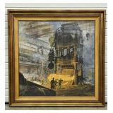 Industrial Steel Factory Art Print