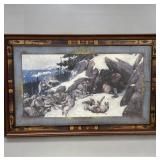 LE Print Philip R Goodwin "Caught in the Wolves