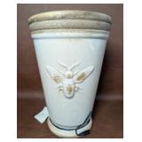 Bubble Bee Embossed Ceramic Planter/Vase