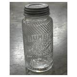 Vintage Jumbo Apple Butter Jar 2 Lbs 5 oz  PAT.