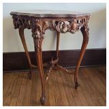 Antique French Style Inlaid Occassional Table