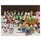 DISNEY BEANIE BABIES PINOCCHIO, ROBIN HOOD, DOUG,