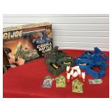 Vintage GI Joe Cobra Battle Game, Incomplete, for