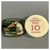Antique His Masters Voice Nipper Needle Tin