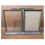 Antique Art Deco Swivel Wood Picture Frame