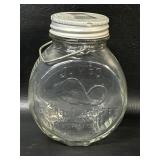 Vintage Frankï¿½s Jumbo Peanut Butter 2 lb Jar w/