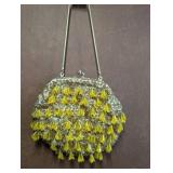 Daffodil Yellow Bead Cha Cha Clutch