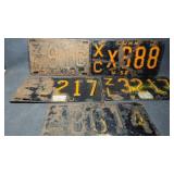 Vintage New Jersey License Plate