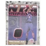 Vince Carter Sports Card Game Worn Jersey Card.
