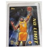 Topps Kobe Bryant No Limit Sports Card These