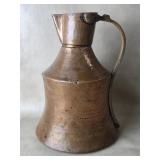 Old Hammered Copper Pitcher