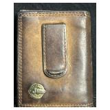 JUSTIN WORKBOOTS BIFOLD LEATHER BOOT WALLET W/