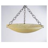 VTG Alabaster ? Ceiling Light Bowl