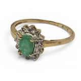 10k Gold & Emerald Ring
