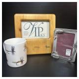 New Fly Fishing Cup & Picture Frames Wood &