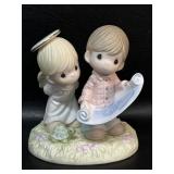 Rare Precious Moments Sam & Angel Chapel
