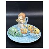 Precious Moments Fountain Mini Teaset Chapel